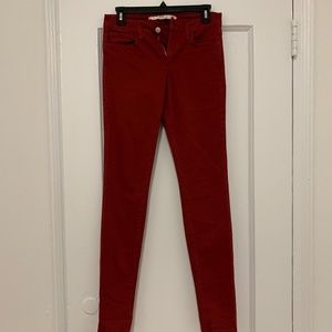 Red jeans – perfect for fall